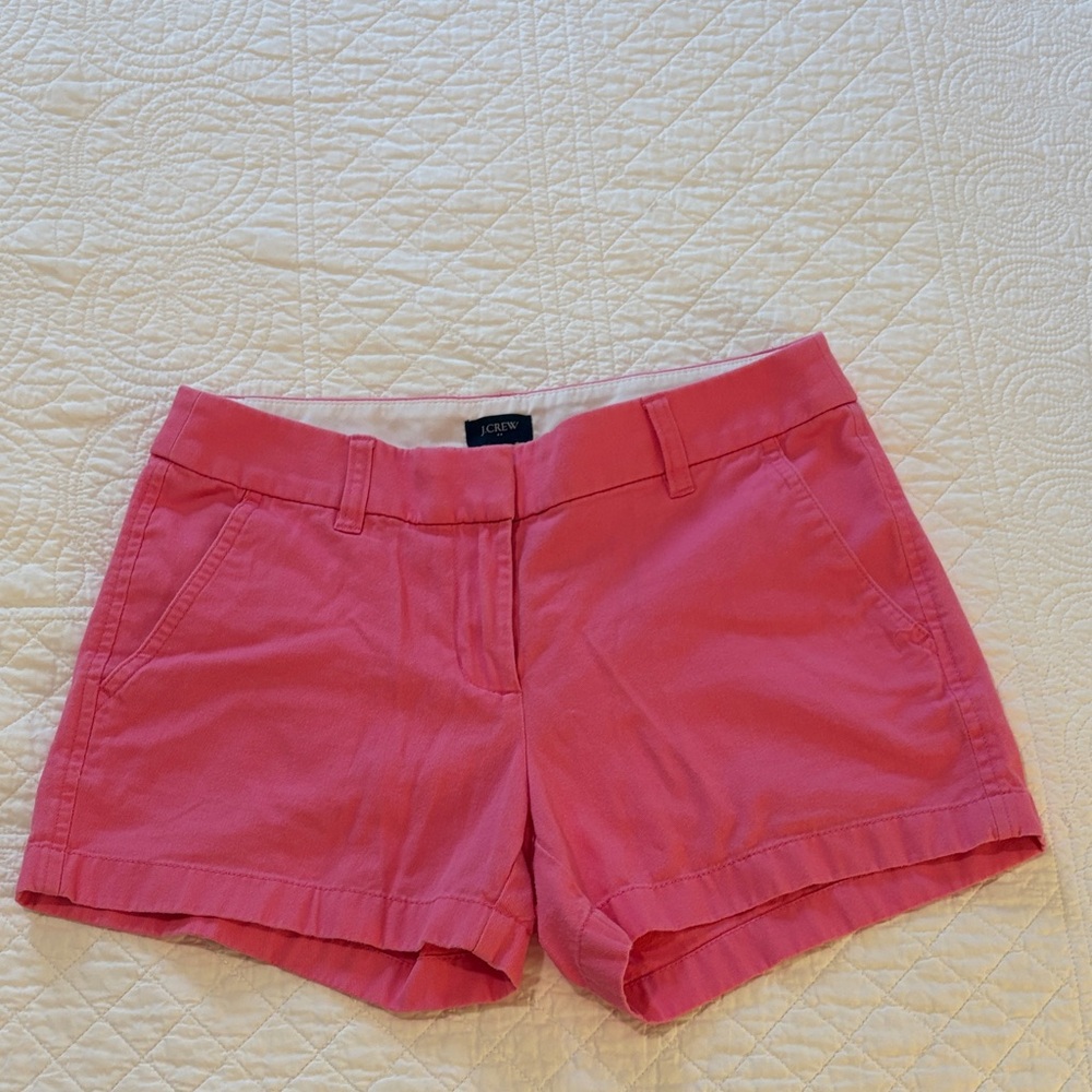 J. Crew Vibrant Pink Women's Chino Shorts
